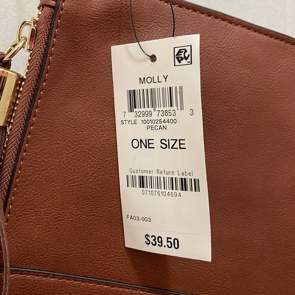 EPC NWT Brown Clutch Wristlet - Picture 2 of 4